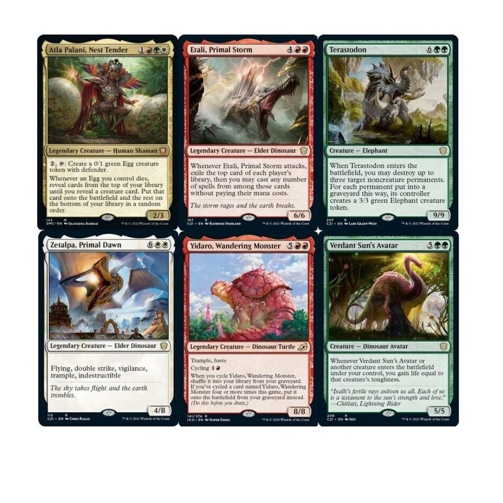Custom Commander Deck*** Atla Palani - Dinosaur Eggs - EDH Mtg Magic Cards NM